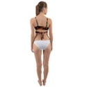 Abstract Background Particles Wave Wrap Around Bikini Top View2