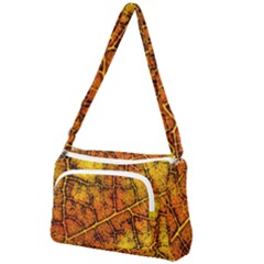 Autumn Leaves Forest Fall Color Front Pocket Crossbody Bag