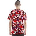Nicholas Santa Christmas Pattern Men s Sports Mesh Tee View2