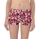 Nicholas Santa Christmas Pattern Reversible Boyleg Bikini Bottoms View3