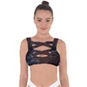 Network Abstract Connection Bandaged Up Bikini Top View1