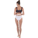 Network Abstract Connection Bandaged Up Bikini Top View2