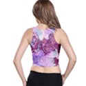 Abstract Texture Background Racer Back Crop Top View2
