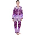 Abstract Texture Background Satin Long Sleeve Pyjamas Set View1
