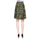 Explosion Abstract Pattern A-Line Skirt View2