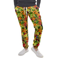 Background Pattern Structure Fruit Men s Jogger Sweatpants