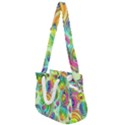 Wallpaper Pattern Colorful Color Rope Handles Shoulder Strap Bag View1