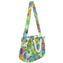 Wallpaper Pattern Colorful Color Rope Handles Shoulder Strap Bag View2