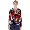 Talk At 7 Eleven 1 1 V-Neck Long Sleeve Top View1
