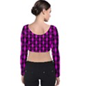 Ab 92 Velvet Long Sleeve Crop Top View2