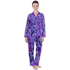 Tie Dye 1 Satin Long Sleeve Pyjamas Set