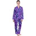 tie dye 1 Satin Long Sleeve Pyjamas Set View1