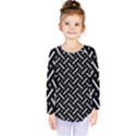 Geometric Pattern Design Repeating Eamless Shapes Kids  Long Sleeve Tee View1