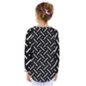 Geometric Pattern Design Repeating Eamless Shapes Kids  Long Sleeve Tee View2