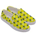 Pattern Yellow Pattern Texture Seamless Modern Colorful Repeat Men s Canvas Slip Ons View3