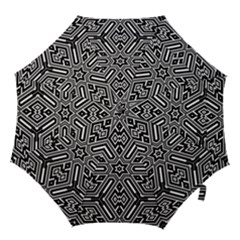 Grid Pattern Backdrop Seamless Design Geometric Patterns Line Hook Handle Umbrellas (large) by Vaneshart