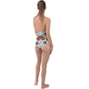 Baatik Print  Plunge Cut Halter Swimsuit View2
