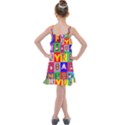 Alphabet Pattern Kids  Overall Dress View2