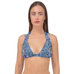 Netzauge Funny Double Strap Halter Bikini Top