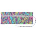 Feathers Pattern Roll Up Canvas Pencil Holder (M) View2