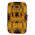 Pattern Wallpaper Background Yellow Amber Black Waist Pouch (Large) View2