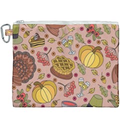 Thanksgiving Pattern Canvas Cosmetic Bag (xxxl)