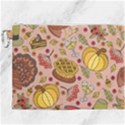Thanksgiving Pattern Canvas Cosmetic Bag (XXXL) View1