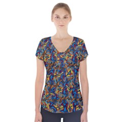 Ab 105 1 Short Sleeve Front Detail Top