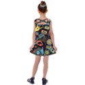 Music Pattern Kids  Cross Back Dress View2