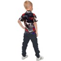 Confederate Flag Usa America United States Csa Civil War Rebel Dixie Military Poster Skull Kids  Polo Tee View2