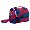 Dégradé Rose/Bleu Satchel Shoulder Bag View2