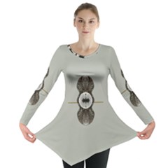 One Island Two Horizons For One Woman Long Sleeve Tunic 