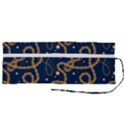 GOLDEN CHAIN PATTERN Roll Up Canvas Pencil Holder (M) View2