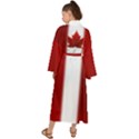 Canada Flag Dresses Maxi Kimono View2