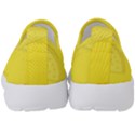 Yellow Pineapple Background Kids  Slip On Sneakers View4