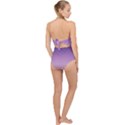 SUNSET EVENING SHADES Scallop Top Cut Out Swimsuit View2