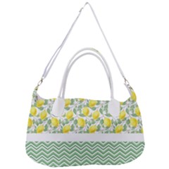 Lemons With Chevron Removal Strap Handbag by lucia
