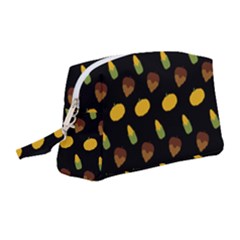 Pumpkin Wristlet Pouch Bag (medium) by designsbymallika