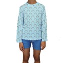 Pattern Arc en ciel/Nuages Kids  Long Sleeve Swimwear View1
