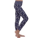Pattern Arc en ciel/Nuages Kids  Lightweight Velour Classic Yoga Leggings View3