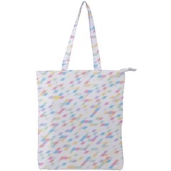 Texture Background Pastel Box Double Zip Up Tote Bag by HermanTelo