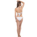 Texture Background Pastel Box Cross Front Halter Bikini Top View2