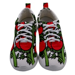 Tomato Garden Vine Plants Red Women Athletic Shoes by HermanTelo