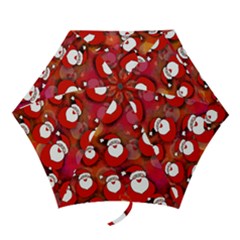 Santa Clause Mini Folding Umbrellas by HermanTelo