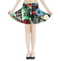 Dots And Stripes 1 1 Mini Flare Skirt View3