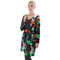 Dots And Stripes 1 1 Hooded Pocket Cardigan View1