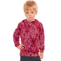 Background Abstract Surface Red Kids  Hooded Pullover View1