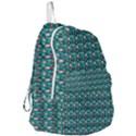 Chrix Pat Teal Foldable Lightweight Backpack View3