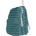Chrix Pat Teal Foldable Lightweight Backpack View4