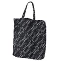 Black And White Ethnic Geometric Pattern Giant Grocery Tote View1